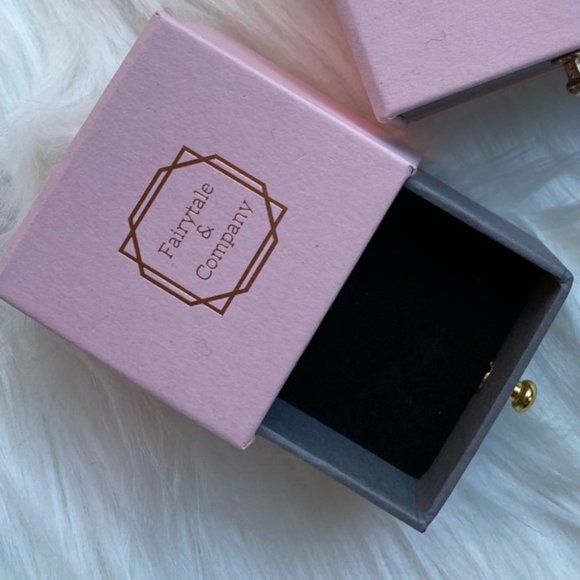 Light Blue Anastasia Statement Earrings - Picture 4 of 4